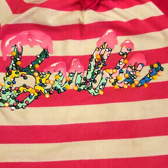 Barbie striped short sleeved tee shirt - Picture 3 of 5